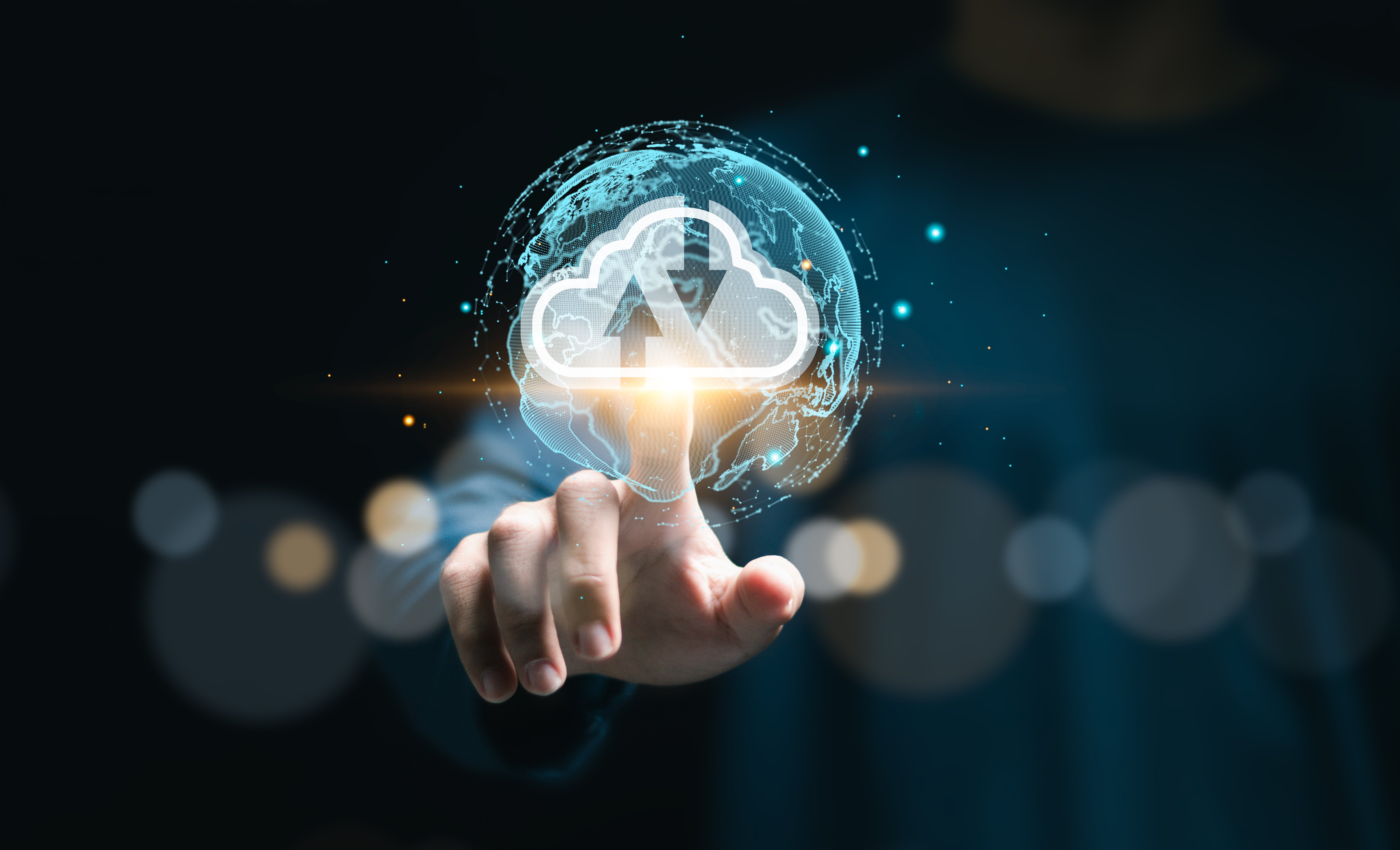 man-touch-virtual-cloud-computing-icon-cloud-technology-data-storage-networking-internet-service-concept